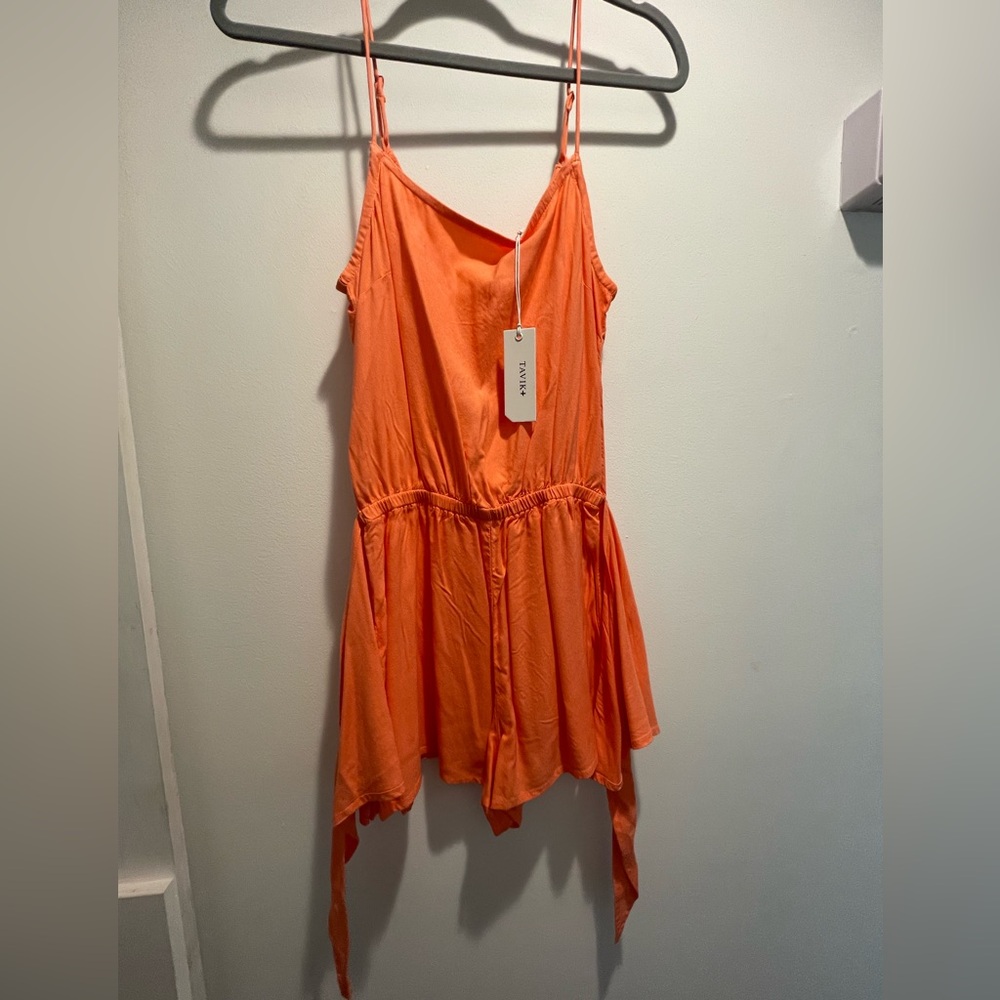NWT Tavik Tie-Front Romper